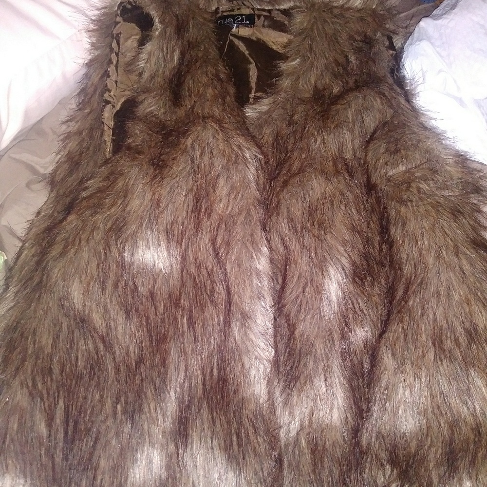 Woman's fur vest